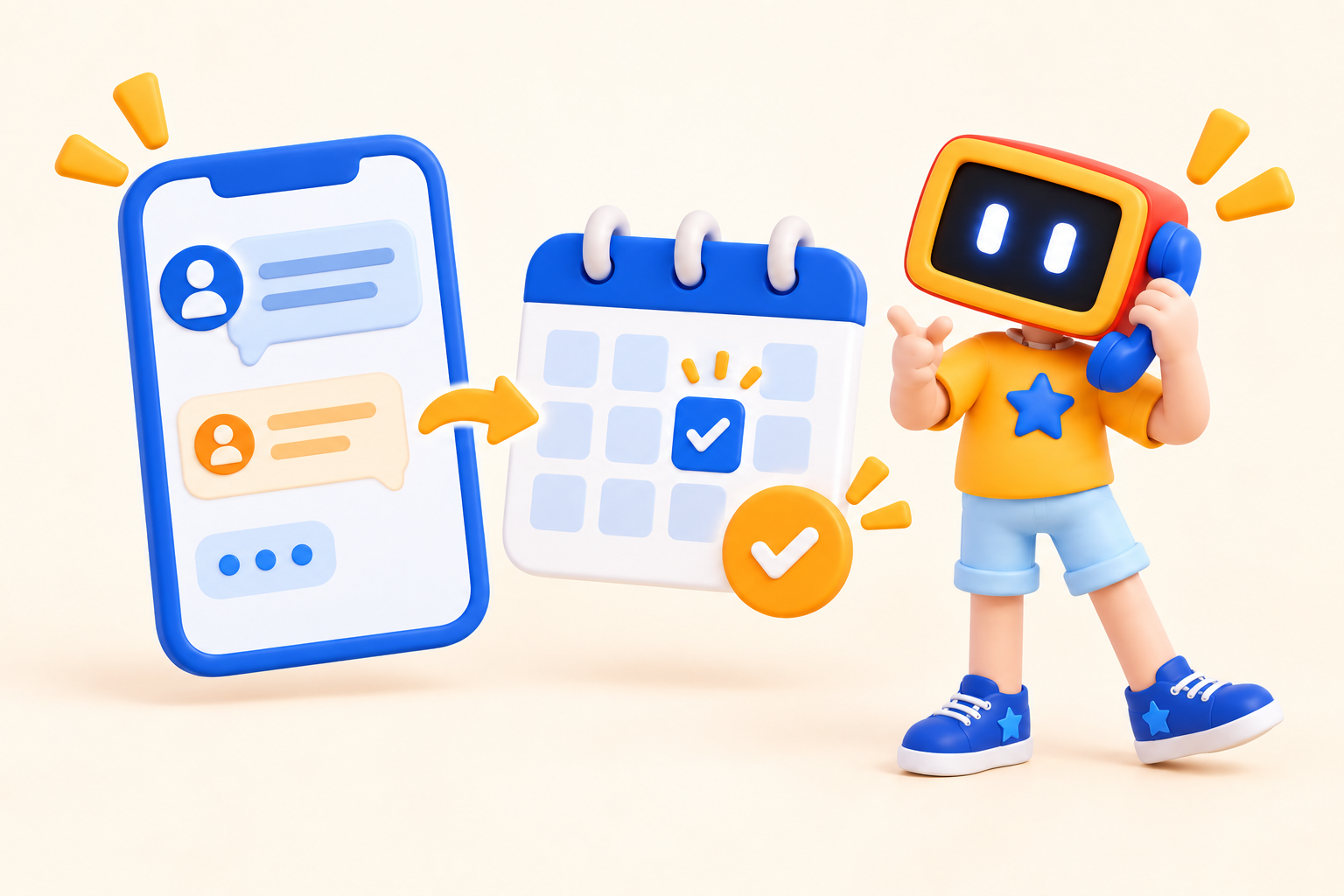 Botify mascot ready to start a helpful conversation